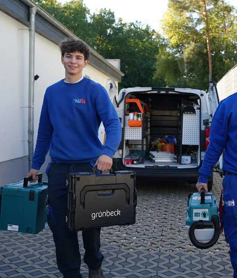 HSN-Servicefahrzeug im Einsatz